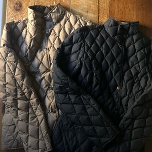 Two Eddie Bauer Goose Down jackets NWOT